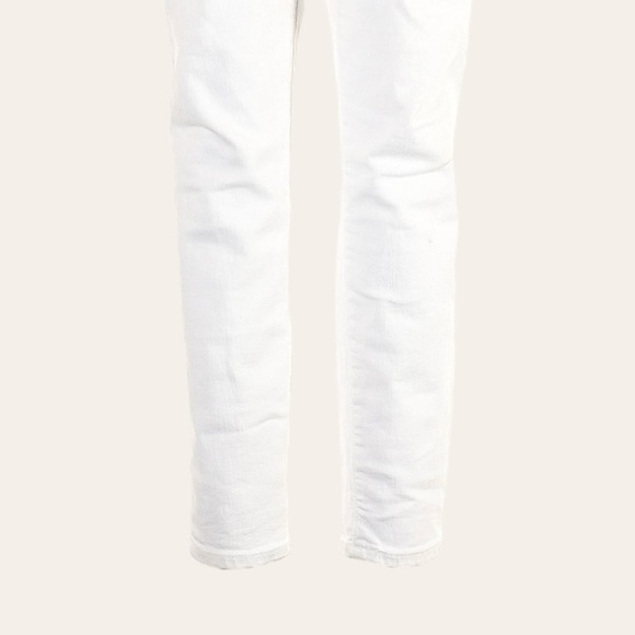 Madewell 9” High Rise Skinny Jeans Size 35 Tall White Neutral Summer - Picture 6 of 9